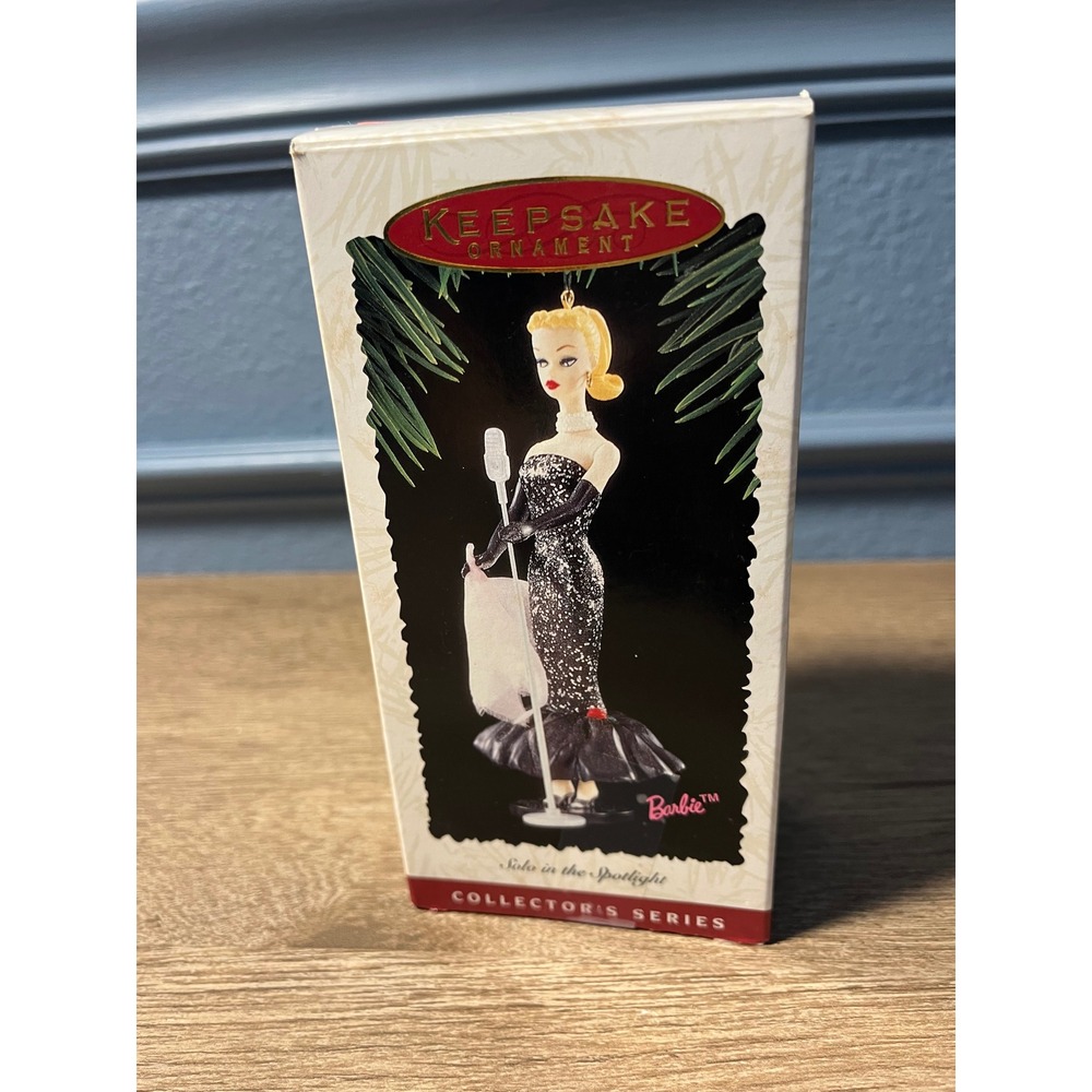 Hallmark Barbie Collector Series Keepsake Ornament Solo in the Spotlight Barbie